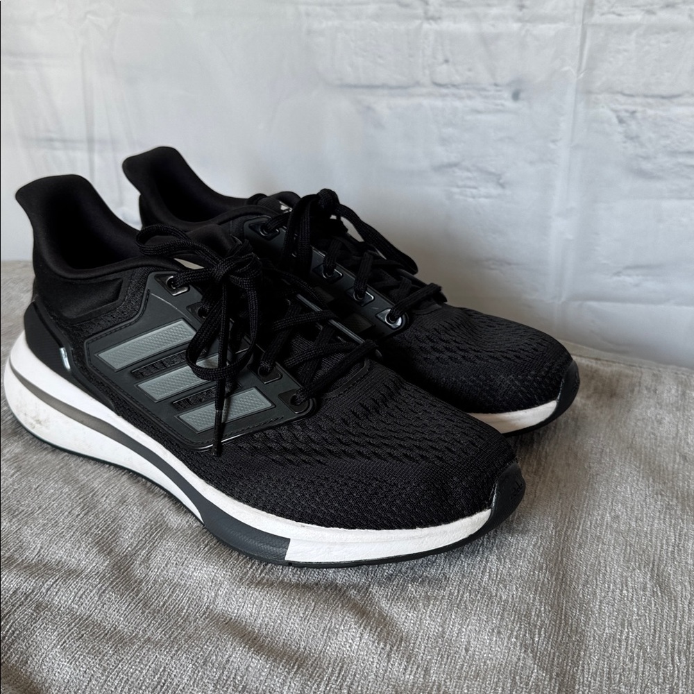 ADIDAS EQ21 RUN RUNNING SHOES Men’s 8-1/2 
Like New - Picture 4 of 12